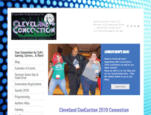 Tablet Screenshot of clevelandconcoction.org